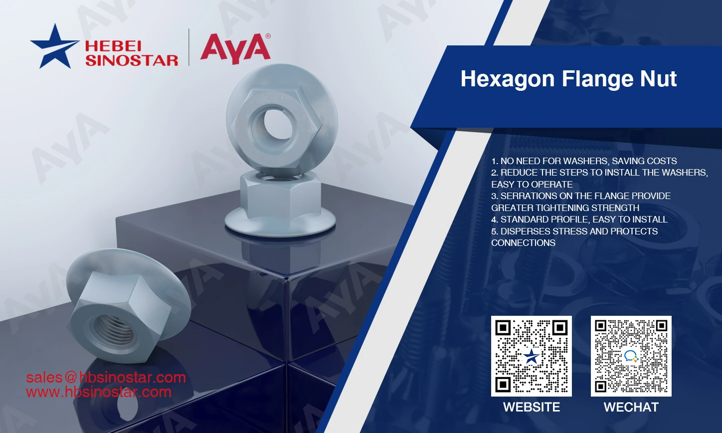 Hexagon Flange Nut advantage